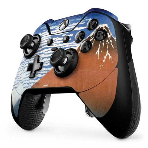 Hokusai Fuji Mountains in clear Weather Xbox One Elite Controller Skin